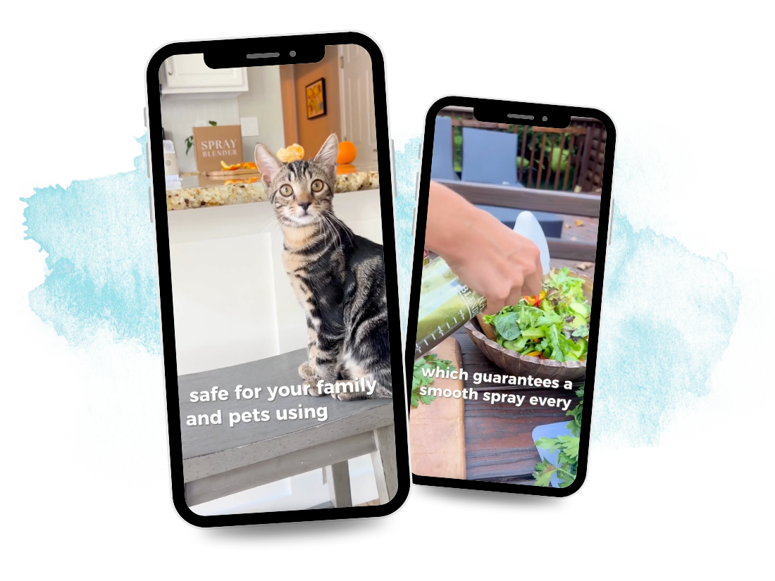 Spray Blender content examples