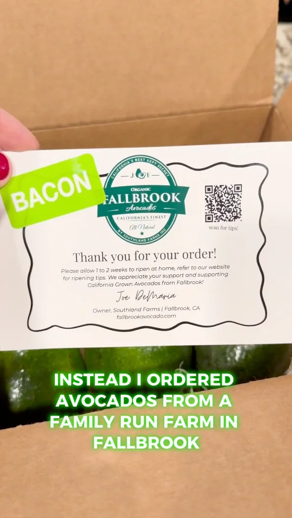 Fallbrook Avocado content work example
