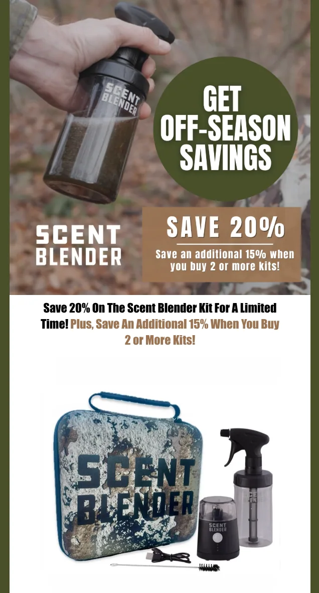 Scent Blender email work example