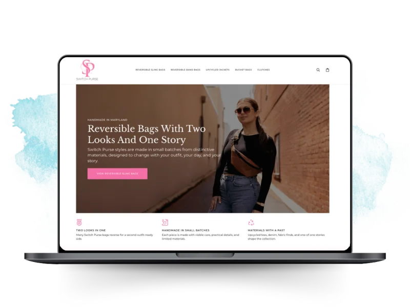 Switch Purse website work examples